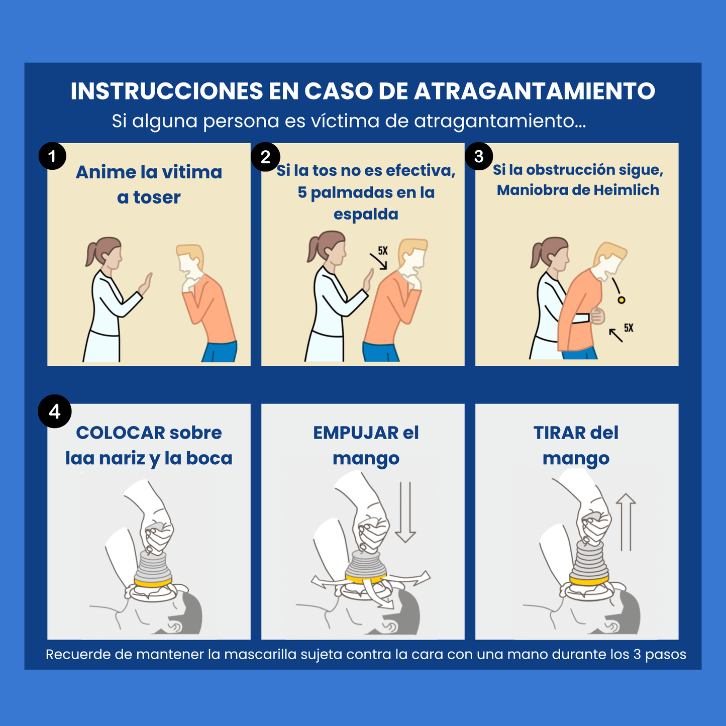 RescateX - Producto anti-atragantamiento (Salva vidas)