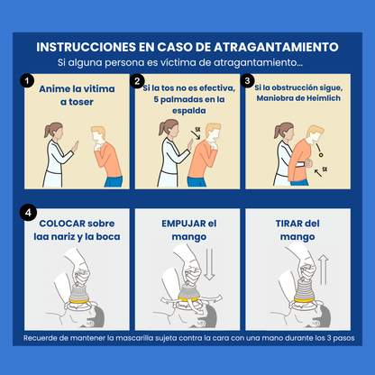 Dispositivo Anti-atragantamiento (Salva Vidas) - Color Negro